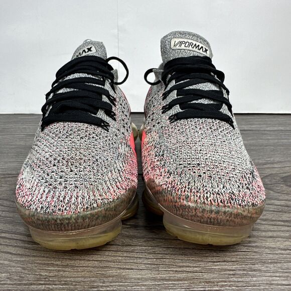 Nike Air VaporMax Flyknit 2 Sneakers Gray/Ultramarine/Hot Pink 942843-104 Sz 8.5 - Picture 2 of 11
